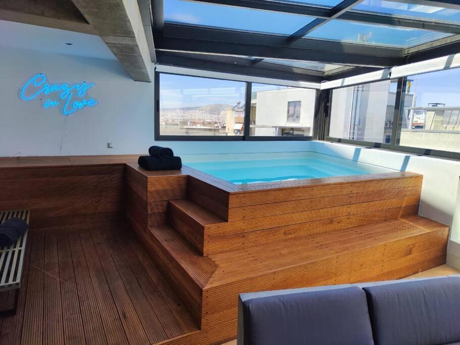 Gazi Pool House Apartment Athens Exterior photo